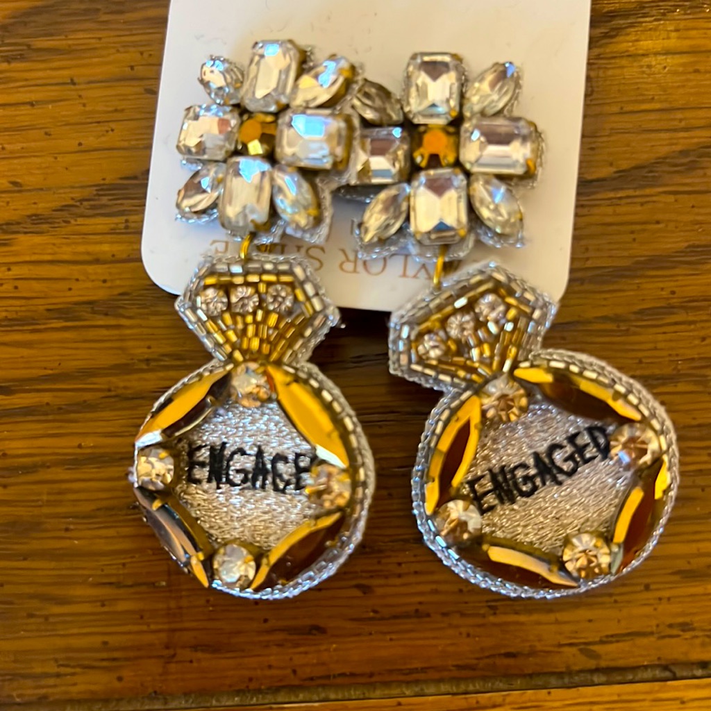 Engaged Ring Earrings